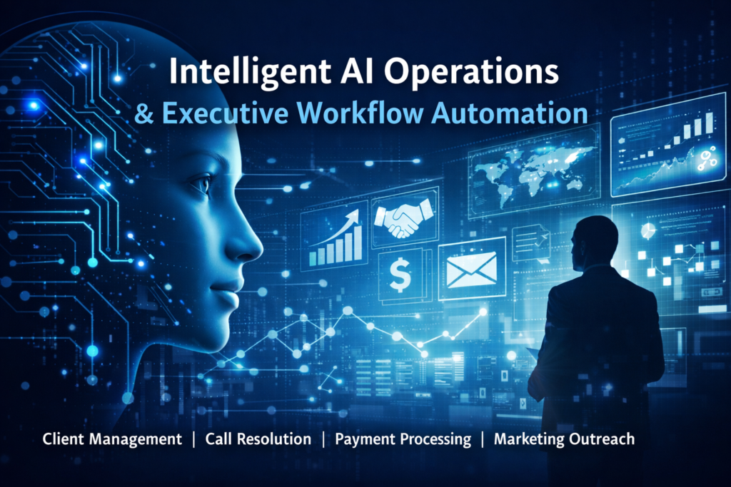 Intelligent ai executive business operations workflow automation